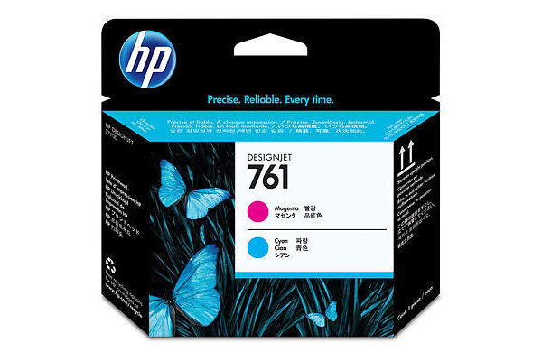 HP Druckkopf 761 magenta/cyan CH646A DesignJet T7100 