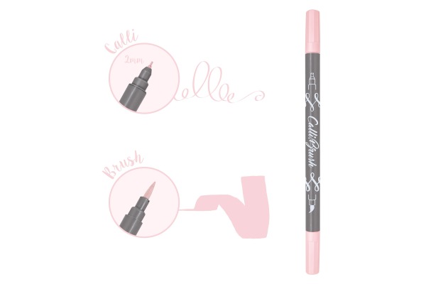 ONLINE Callibrush Pen Double Tip 2mm 19064/6 Powder