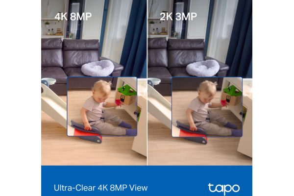 TP-LINK AI Pan/Tilt Security Cam TAPO C250 4K, 360°