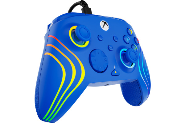 TURTLE B. Afterglow Wave Wired Ctrl. TBC200225 Xbox SeriesX, Blue