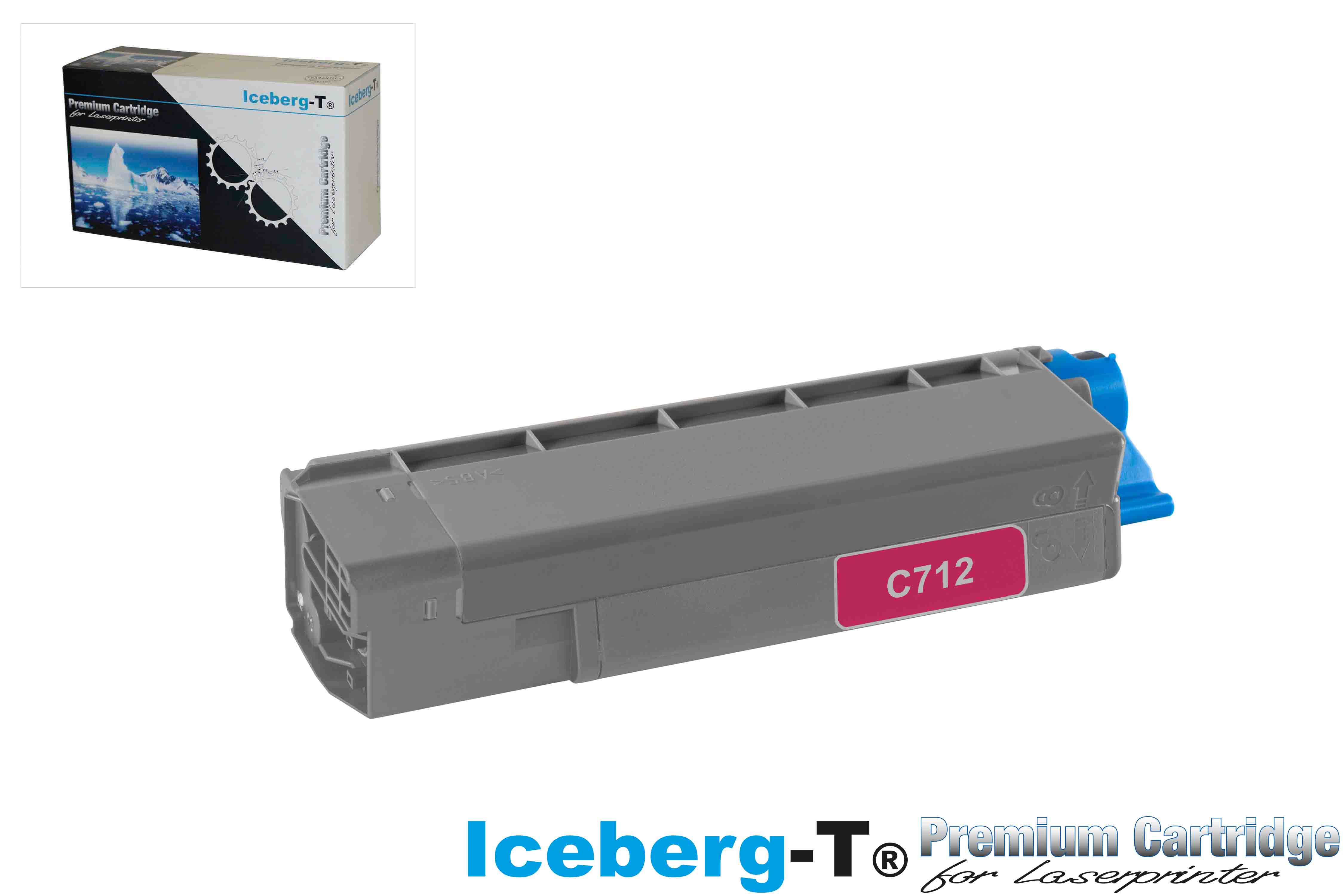 Iceberg-T Toner OKI C712 11'500 Seiten, magenta