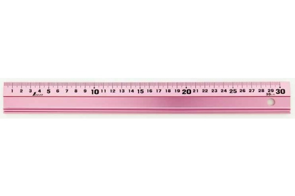 NT Lineal Alu 30cm 65416 pink
