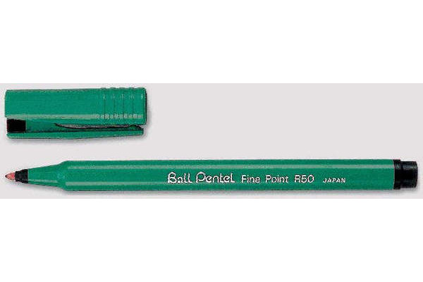 PENTEL Rollerball R50 0.8mm R50-A schwarz