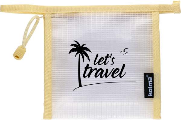 KOLMA Reissverschlusstasche  15x15cm 08.187.15 Mesh Bag,let's travel