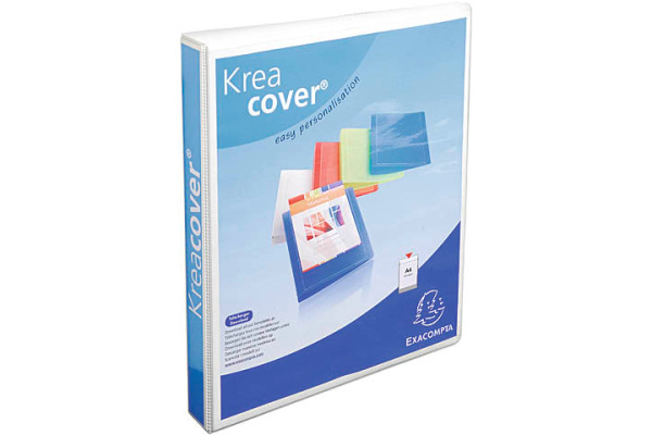 EXACOMPTA Ringbuch Kreacover 3.8cm 51841E weiss A4+
