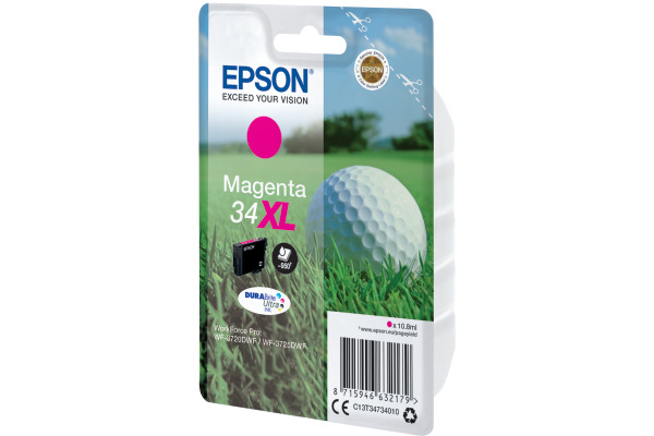 EPSON Tintenpatrone XL magenta T347340 WF-3720/3725DWF 950 Seiten