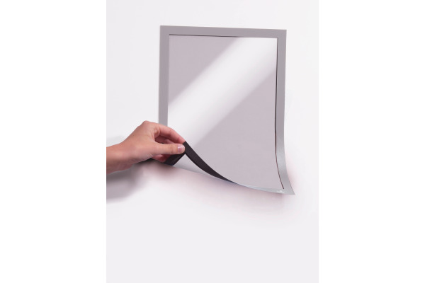 DURABLE Magnetic Duraframe A4 486923 silber 5 Stück