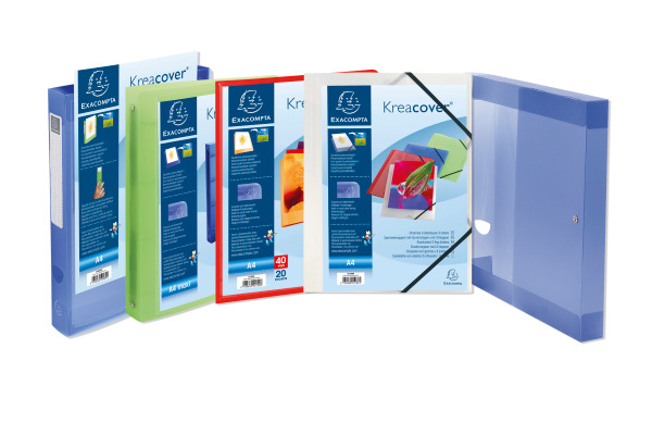 EXACOMPTA Sichtbuch KC A4 58209E weiss 20 Taschen