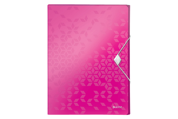 LEITZ Sammelbox WOW PP 46290023 pink 250x330x37mm