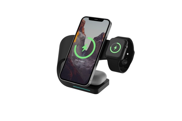 VINNIC 4-in-1 Diran Wirel.Charger VP-PD-41W iPh.AirPods&Apple Watch Bl.