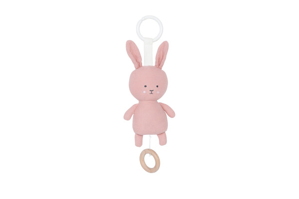 JABADABAD Musik Mobile Hase 21cm K118 rosa