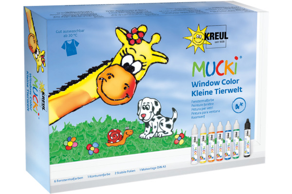 KREUL Fenstermalfarben 29ml KR-24451 7 Farben
