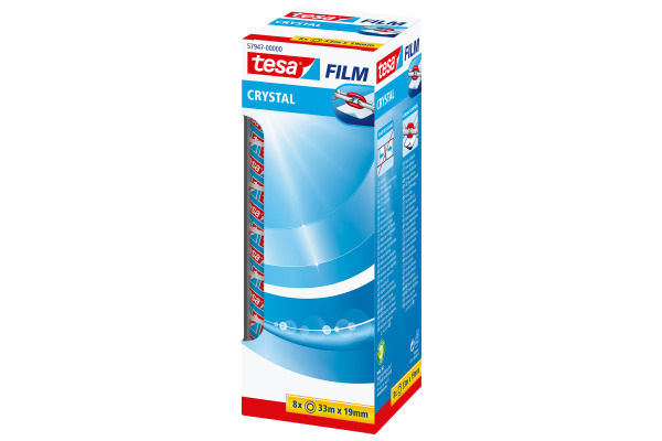TESA Crystal Tape 19mmx33m 579470000 8 Stück