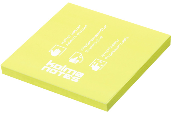 KOLMA kolma NOTES 76x76mm 13.009.11 1x100 Blatt gelb