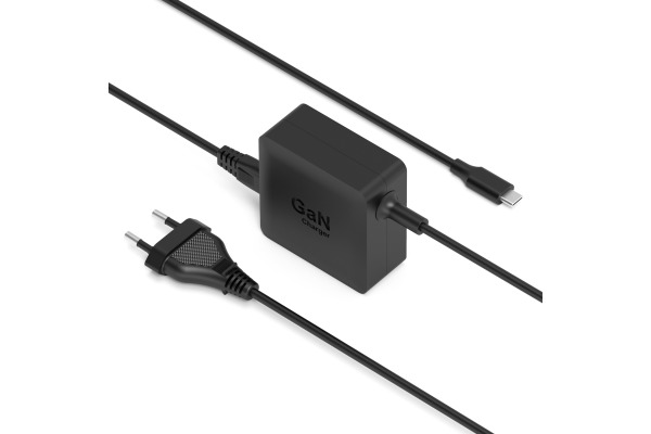 PORT PowerSupply 65W-ACER,TOSHIBA 904065ACT GaN, Black