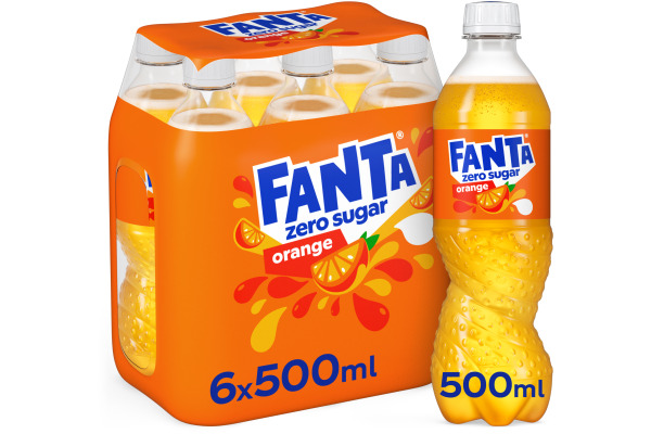 FANTA Orange Zero 607801 50cl, 6 Stk.