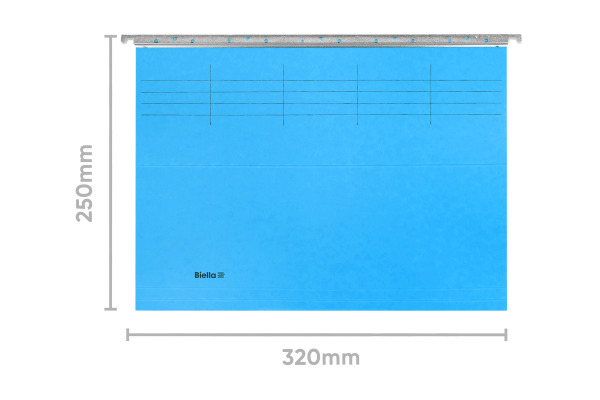 BIELLA Hängemappe A4 27142505U blau 32x25cm