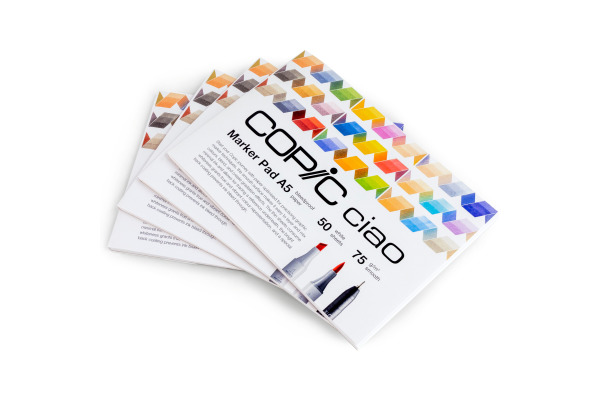 COPIC Marker Pad A4 25005 75g, 50 Blatt