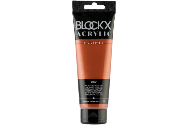 BLOCKX Acrylfarbe 120ml 60057BXC metallic-kupfer