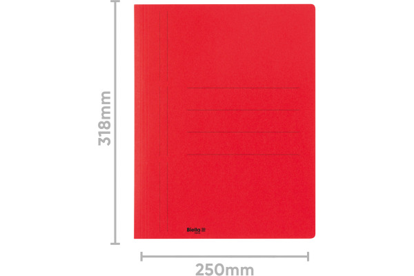 BIELLA Schnellhefter Recycolor 16643045U Spiralmechanik, rot