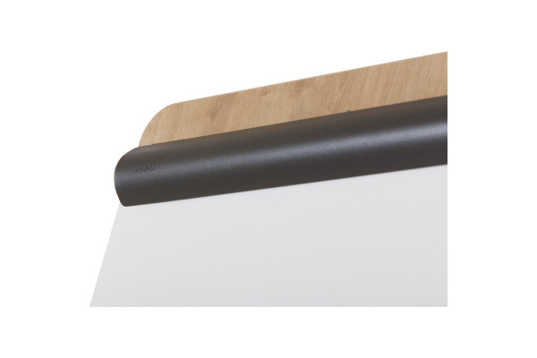 BEREC Flipchart Design Mobil NAT0618 Holz auf Rollen 69x195cm