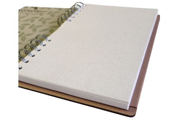 KOMONI Notizbuch Labyrinth A5 47185753 braun, blanco 90 Blatt