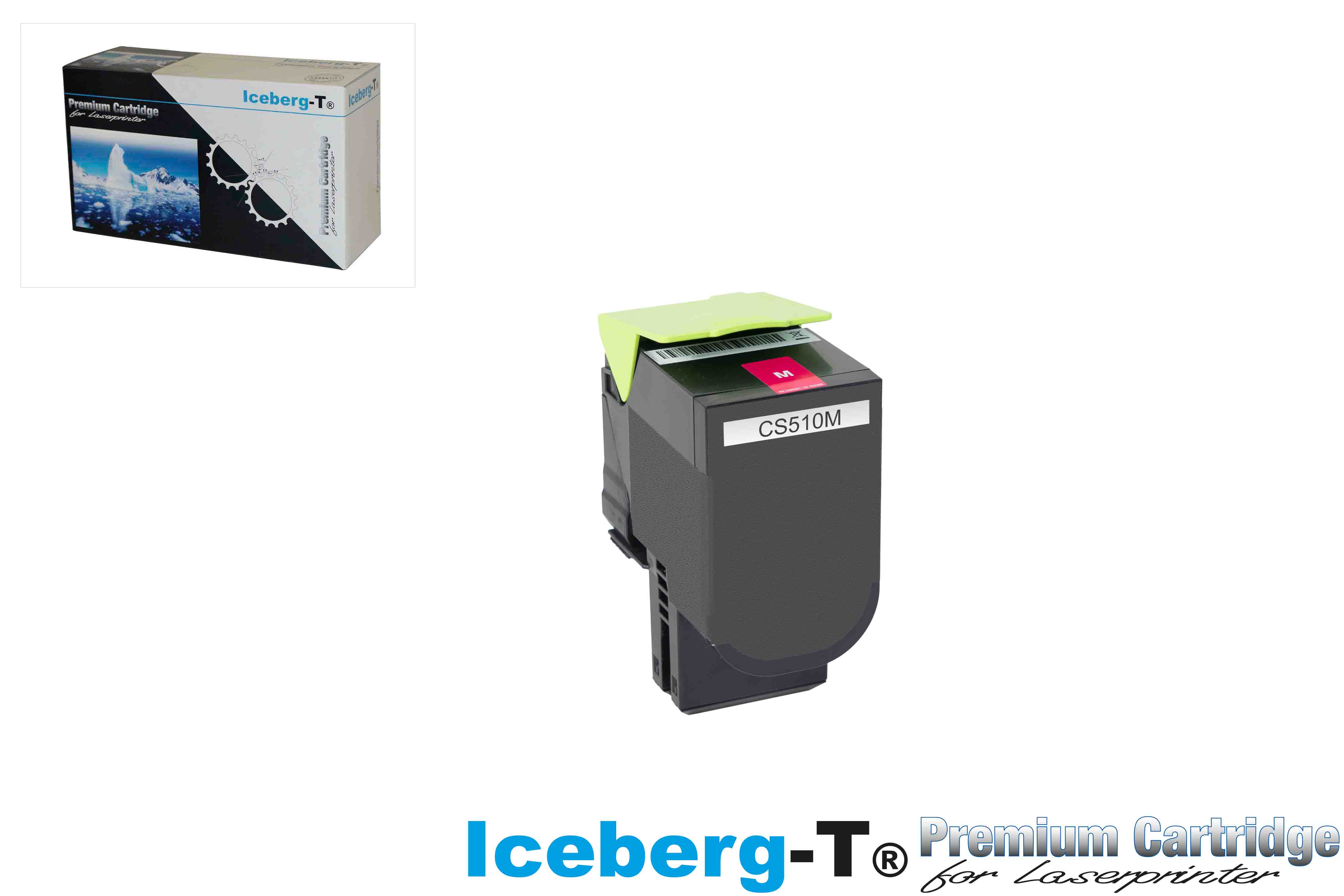 Iceberg-T Toner CS510 4'000 Seiten, magenta