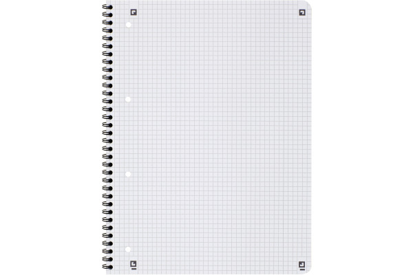 OXFORD Collegeblock Touch A4+ 400086495 gelb, kariert 5mm 80 Blatt