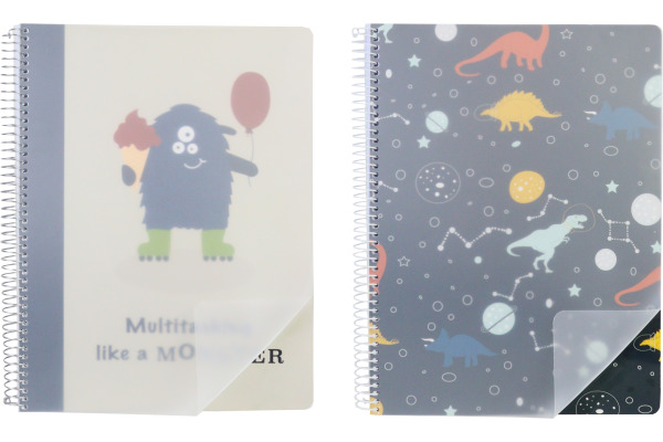 ANCOR Spiralbuch PP Cover A5 116496 B'LOG PLAY ME,90g,liniert 80B.