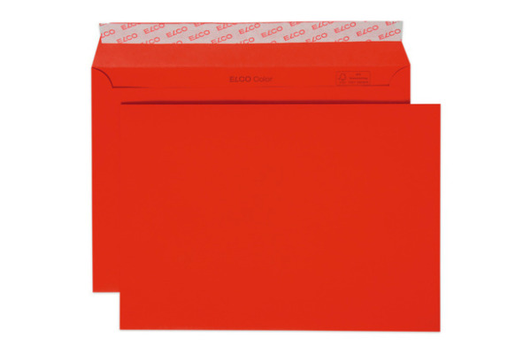 ELCO Couvert Color o/Fenster C5 24084.92 100g, rot 250 Stück