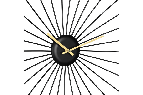 EGLO Wanduhr Matsumoto 50x50cm 425513 schwarz/gold