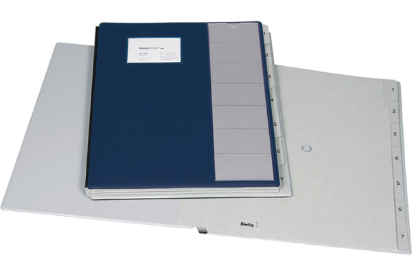BIELLA Pultmappe Pronto A4 32040707U dunkelblau 7-teilig