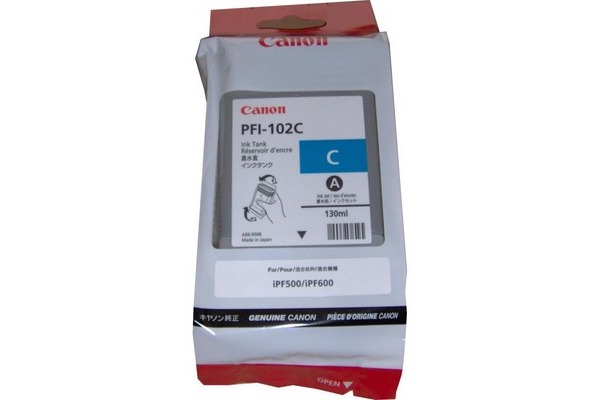 CANON Tintenpatrone cyan PFI-102C iPF 700 130ml