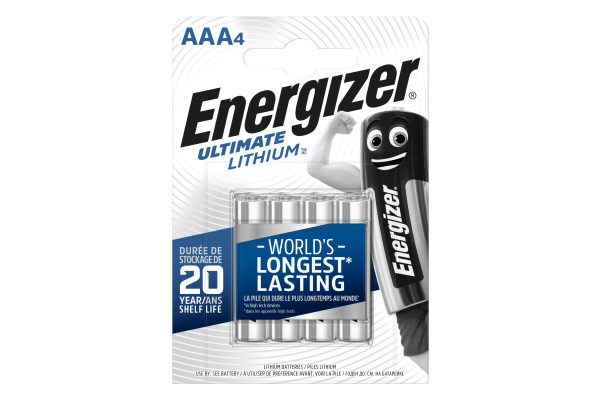 ENERGIZER Batterien Ultimate AAA 1.5V AAA/L92 Lithium 4 Stück