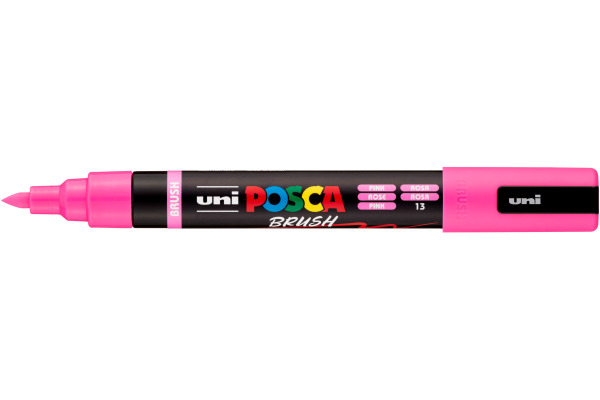 POSCA Brush Marker 1-4mm PC5BRPINK pink