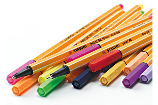 STABILO Fineliner Point 88 0.4mm 8820-1 Big Point 20 Stück