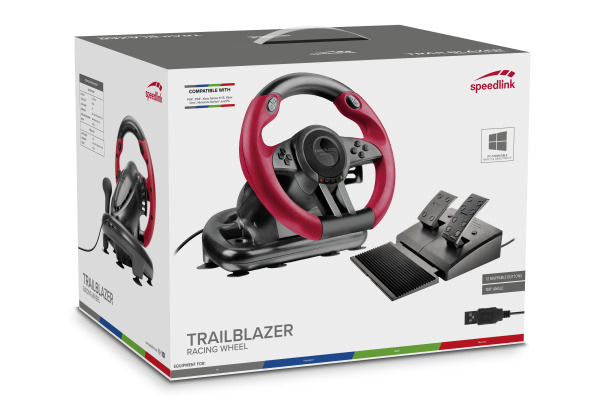SPEEDLINK Racing Wheel TRAILBLAZER SL450500B Black for PS4/Xbox One/PS3