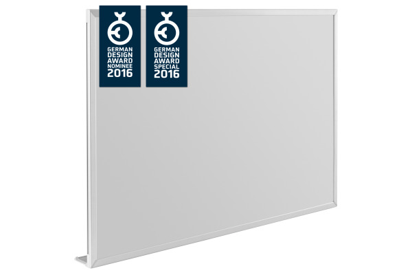 MAGNETOP. Design-Whiteboard CC 12403CC emailliert 900x600mm