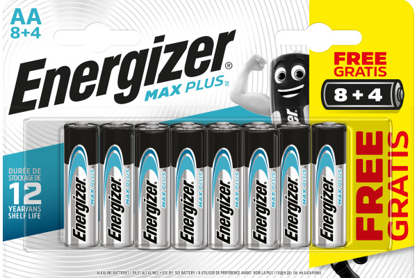 ENERGIZER Batterie E30332200 Max Plus AA/LR06 12 Stück