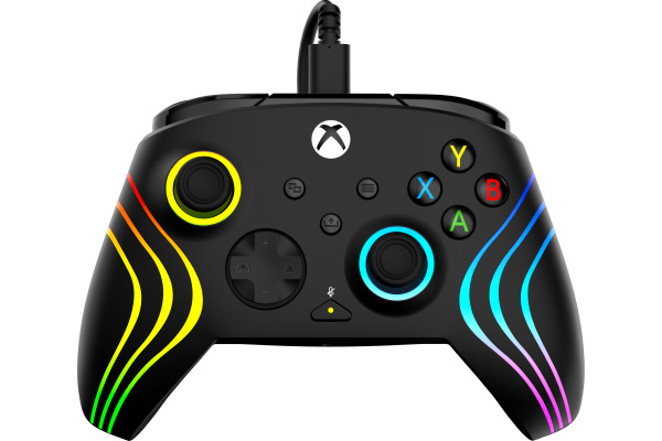 TURTLE B. Afterglow Wave Wired Ctrl. TBC200205 Xbox SeriesX, Black
