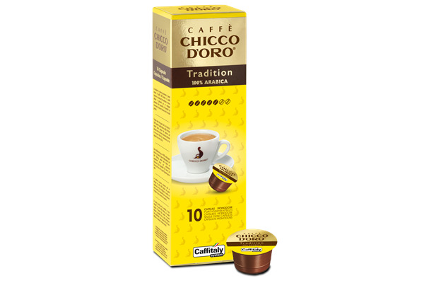 CHICCO D' Caffitaly Kapseln 802000 Tradition 100% Arabica 10 Stk.