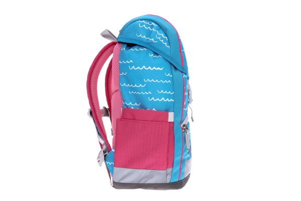 FUNKI Kinder-Rucksack türkis 6025.002 Funny Whale A4 PLUS