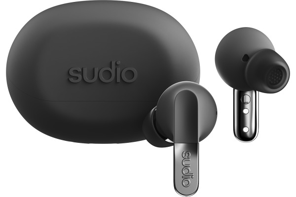 SUDIO Noise Cancelling Earbuds N3PROBLK N3 Pro, Black, Wireless