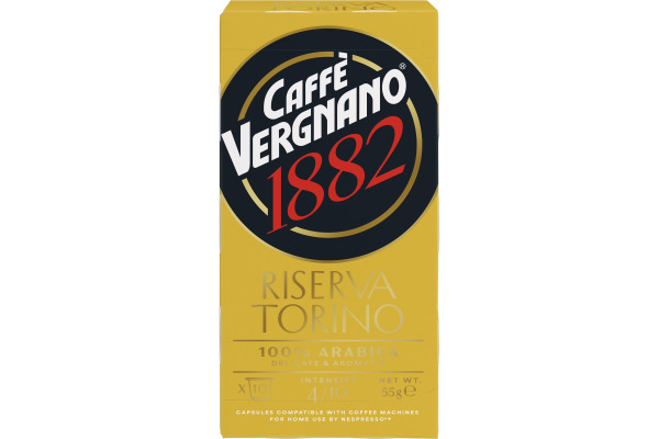 VERGNANO Kaffeekapseln 2742901 Riserva Torino Arabica 10 Stk.