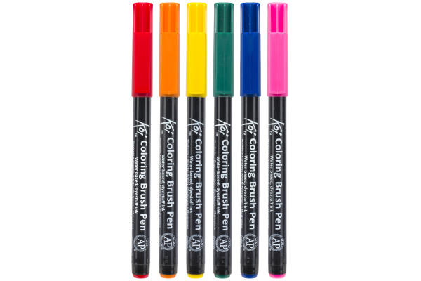 SAKURA Brush Pen Sakura XBR6B1 Set, 6 Farben