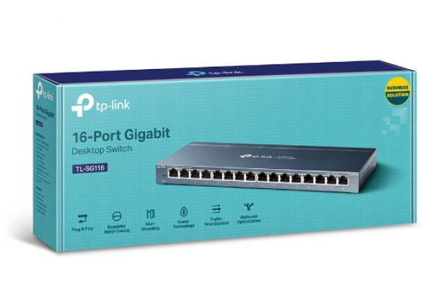 TP-LINK 16-Port GB Desktop Switch TL-SG116