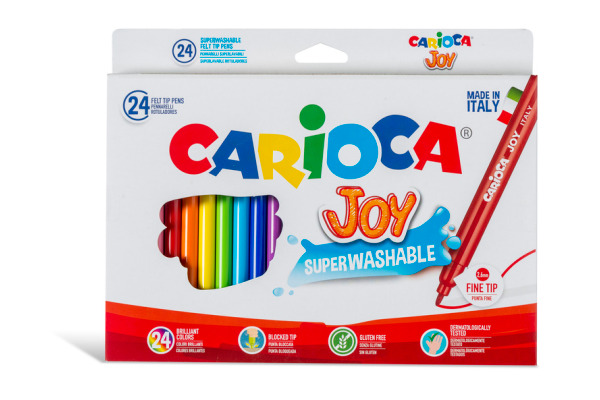 CARIOCA Fasermaler Joy 2,6mm 40615 24 Stück