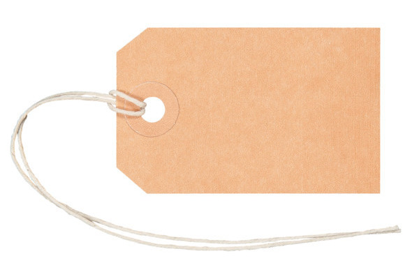 BIELLA Anhänge-Etiketten 35x55mm 56105500U braun 50 Stück