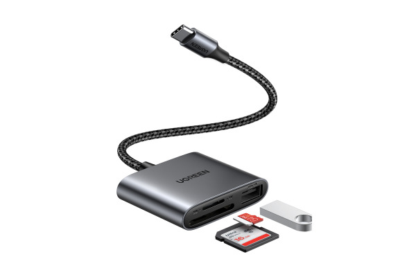 UGREEN Card Reader USB-C 3.0,SD,TF 80798 USB-A 2.0, BB