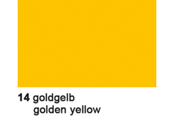 URSUS Seidenpapier 50x70cm 4652214 goldgelb 25 Bogen